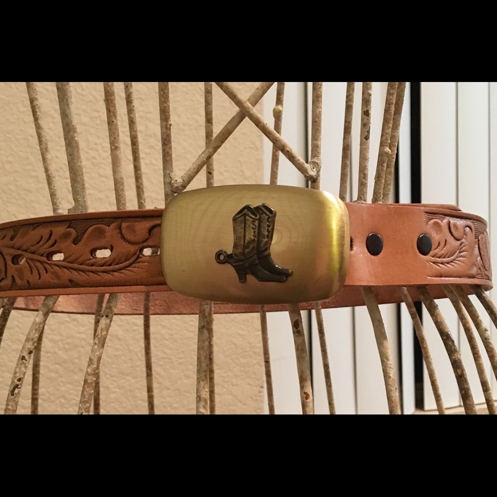 Vintage Women’s Belt-Genuine Leather Hand Finished